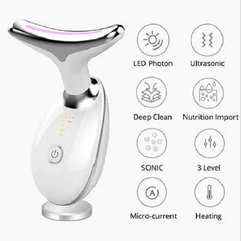 2024 The latest model Microcurrent multifunctional facial massager, neck massage, neck wrinkle removal, nasolabial wrinkle removal