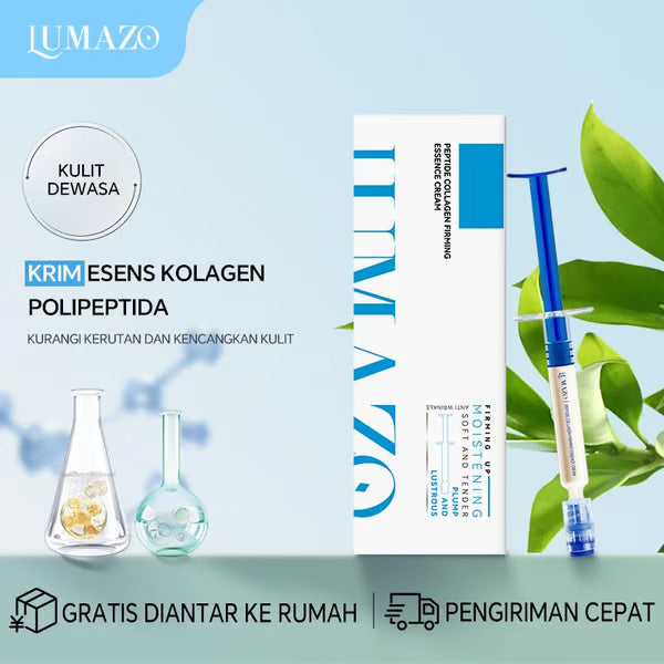 LUMAZO-Polypeptide Collagen Elastic Essence Cream Moisturizing Hydrating Firming Low Irritating Serum