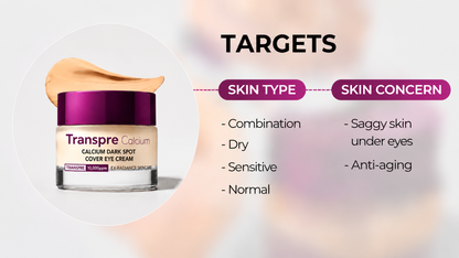 🔥LAST DAY 50% OFF!!Transpre™ Korean Calcium Dark Spot Eye Cream