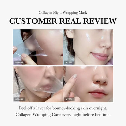 🔥Limited Time Offer🔥Collagen Overnight Wrapping Peel Off Facial Mask-dx