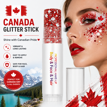 3-in-1 Patriotic Glow😍✨Red, White & Blue Glitter Body Stick