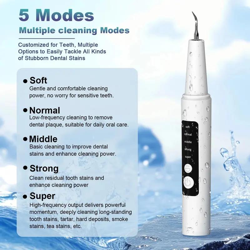 NBGRLVS Electric Scaler/Oral Plaque/Tartar Remover with Effective Remove Plaque Tartar and Stains Preventing Cavities Bad Breath and Gum Disease for At-Home Teeth Cleaning Cost-Effective Oral Care Solution - Cleansing
