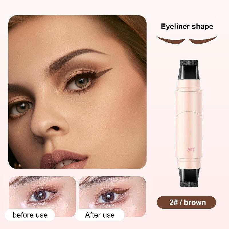 Rotating Eyeliner Stamp Pen for Easy Cat Eyes，zL