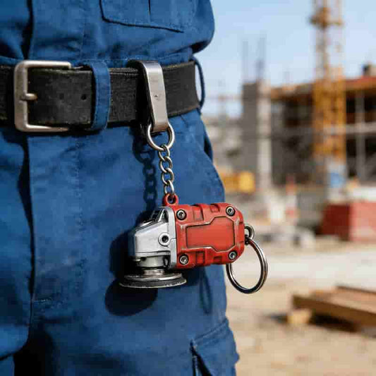 🛠️2-in-1 Mini Grinder Keychain: On-the-Go Smoothing Tool + Tool Enthusiast Collectible·(Acrylic Version)