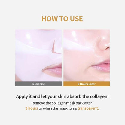 🔥Collagen Face Mask,Collagen Anti Wrinkle Lifting Mask,🔥Hydrating Moisturizing Facial Masks,Skin Care Mask for Face,Smooth Firm Skin for Women and Men-xdx