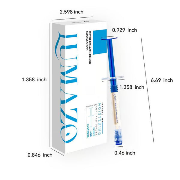 LUMAZO-Polypeptide Collagen Elastic Essence Cream Moisturizing Hydrating Firming Low Irritating Serum