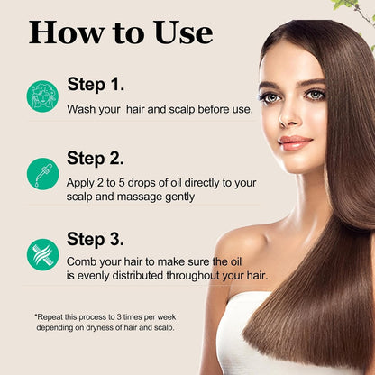 Rosemary Batana Oil - Organic Hair Growth -for Scalp & Hair Strengthening - All Hair Types Treatment Oil - Eyebrow & Eyelash Nourishing—HHW