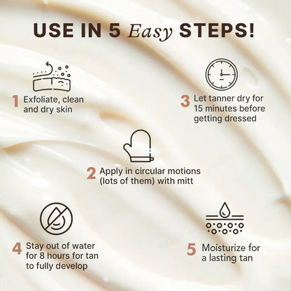 Self Tanner – Get a Natural Golden Glow Without the Sun ☀️ | Hydrating Streak-Free Body Tanner | Vegan & USA Made