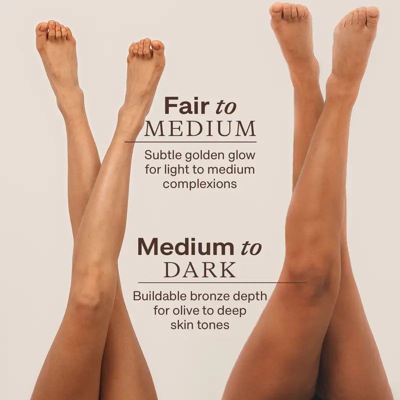 Self Tanner – Get a Natural Golden Glow Without the Sun ☀️ | Hydrating Streak-Free Body Tanner | Vegan & USA Made