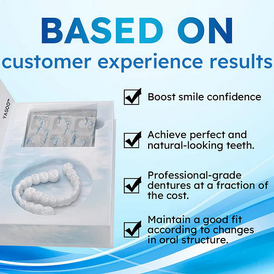 【Thousand people repurchase】Official Store |YAGOOTM Moldable Dentures Obtain American Dental Association(ADA) Certification-xdx