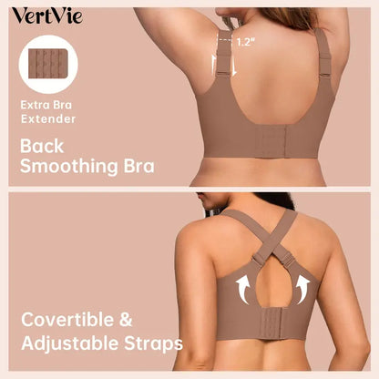 GRACE Classic T-Shirt Bra, Jelly Bras, Wireless Full Coverage for All Day Comfort