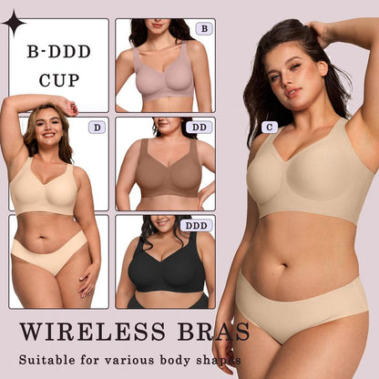 Full coverage wireless bra-xdx