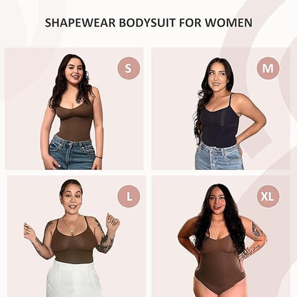 Shapewear Bodysuit Tummy Control Faja for Women Seamless Sculpting Butt Lifter Body Shaper