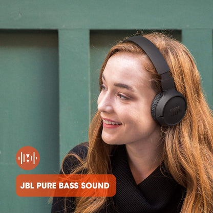 JBL Tune 510BT, Wireless on-ear headphones with Purebass Sound-HHW