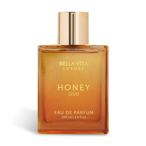 Bella Vita Luxury's Honey Oud | Eau de Parfum | Patchouli, Vanilla, Bergamot | Floral & Spicy | Made with Clean & Vegan Essentials Oils | Cruelty Free Fragrance Perfume