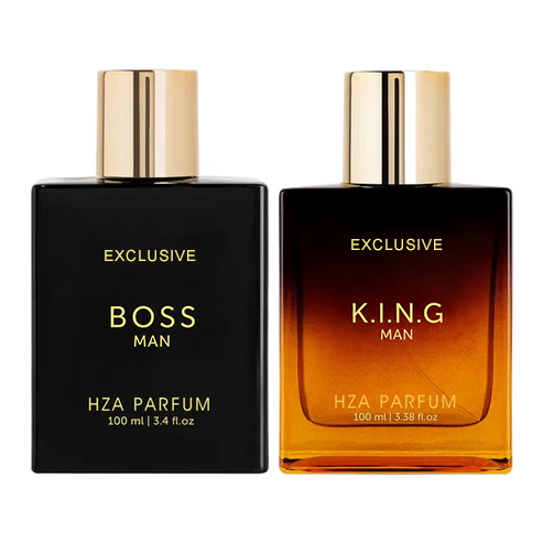 Gentlemen’s Fragrance Set with BOSS MAN Perfume & K.I.N.G. MAN Aroma.