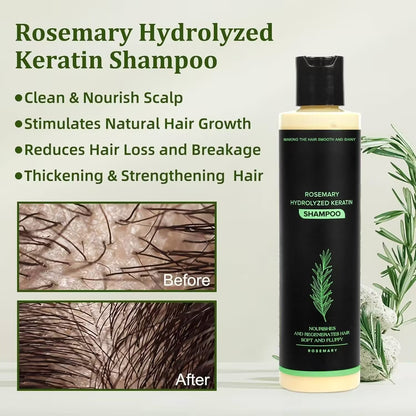 Organic Rosemary Hair Growth Shampoo-Grow thick hair-ZHP