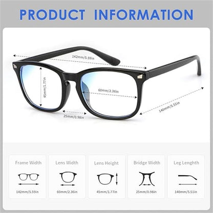 Blue Light Eyeglasses for Men Women Blue Light Lens Blue Light Glasses Men Bluelight Glasses Women Computer Glasses Party Glasses