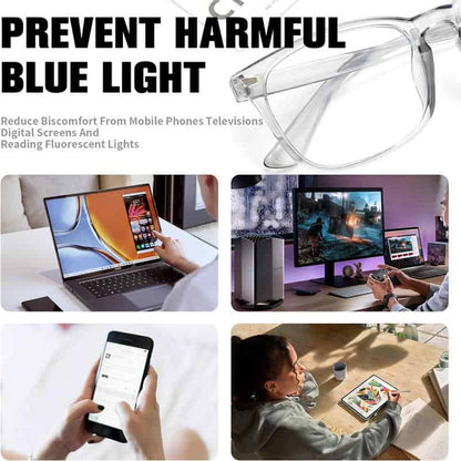 Blue Light Eyeglasses for Men Women Blue Light Lens Blue Light Glasses Men Bluelight Glasses Women Computer Glasses Party Glasses