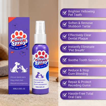 No-Brushing Pet Oral  Spray for Dogs & Cats🐾