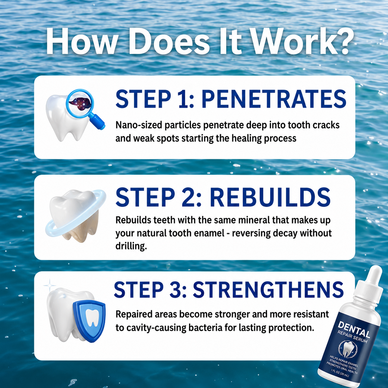 Heroiy™ Advanced Enamel Repair & Whitening Kit (Includes Free LED Mirror)