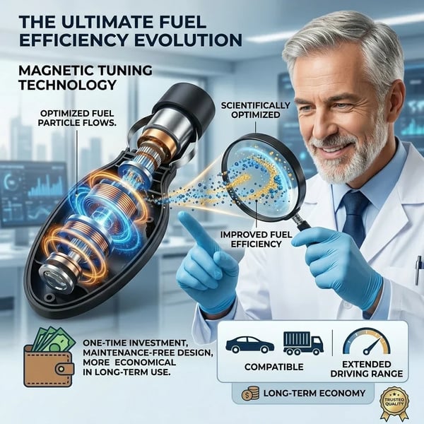 🚗 🎉2026 New Upgrade FuelShark Fuel Sync Device – Automotive Gas Saver for Cars & Trucks, Spill Saver-8CR5
