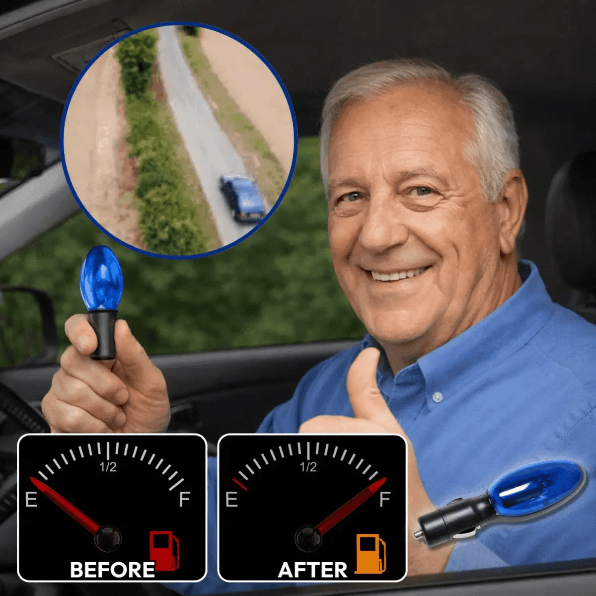 🚗 🎉2026 New Upgrade FuelShark Fuel Sync Device – Automotive Gas Saver for Cars & Trucks, Spill Saver-8CR5