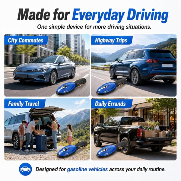 🚗 🎉2026 New Upgrade FuelShark Fuel Sync Device – Automotive Gas Saver for Cars & Trucks, Spill Saver-8CR5