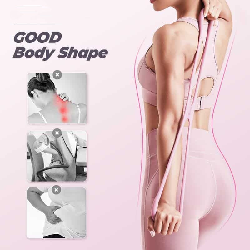 Resistance Bands Figure 8 Exercise Bands for Women 8 Shaped TPE Material for Arms Chest Expander Yoga Gym Fitness Muscle Training Equipment Stretching Gear