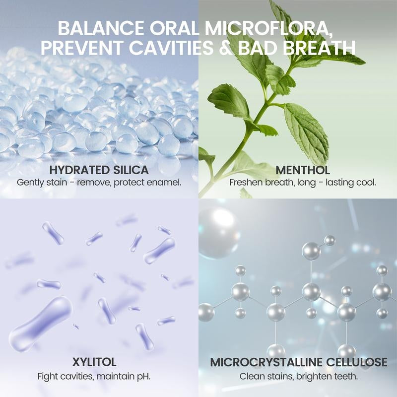 New 7-Pro Intensive Toothpaste | Upgraded Purple Formula with 7 Probiotics | Deep Enamel Repair & Long-Lasting Freshness