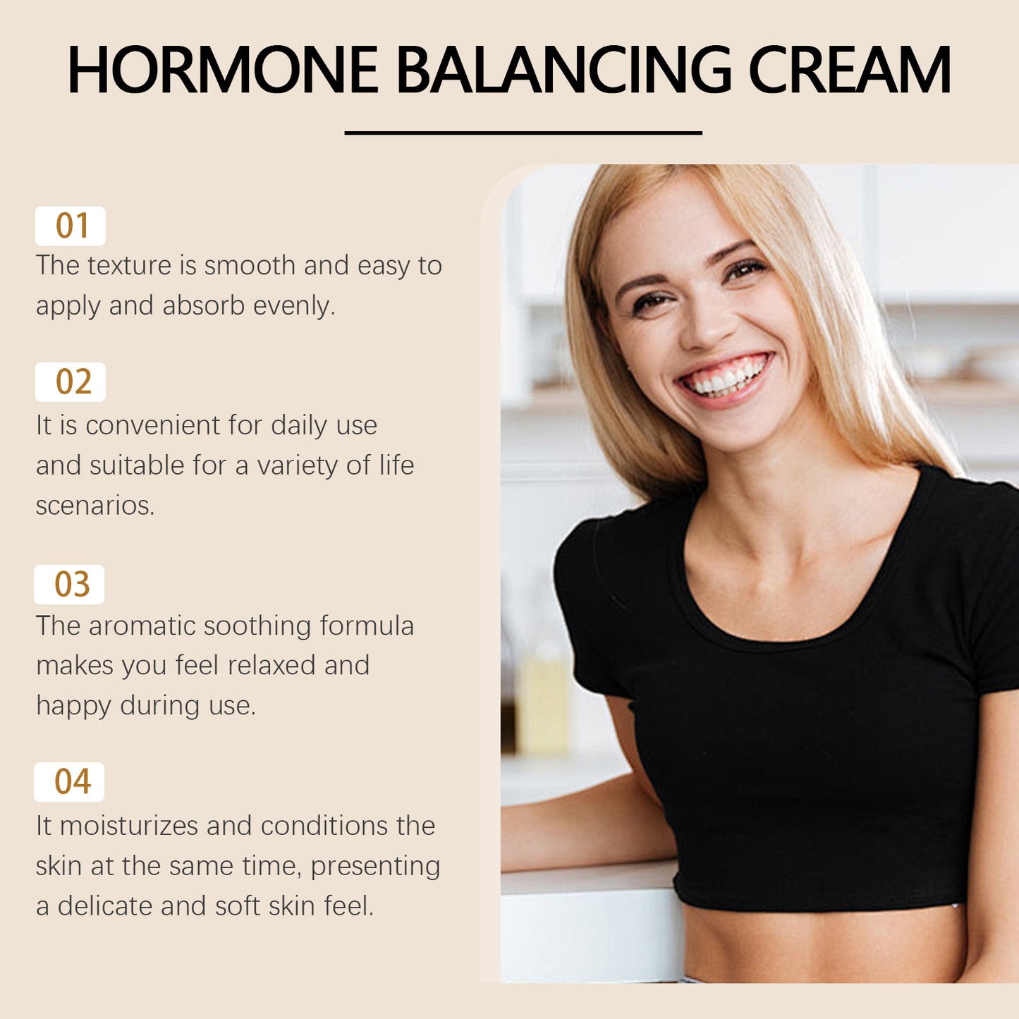 Progesto-Life Hormone Balance Cream for Women by SM Nutrition | Bioidentical, Micronized, & USP Certified | Dermatologist-Tested | Supports Menopause & Menstrual Comfort