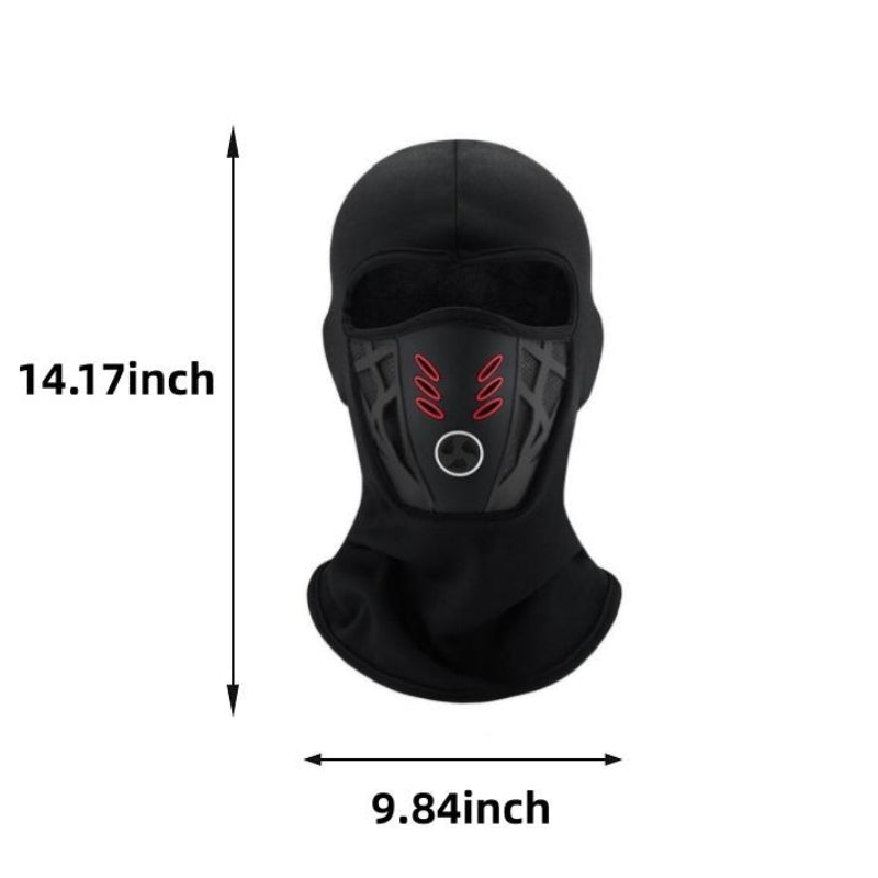 Winter Rider Warm Anti-Haze Balaclava Full Face Mask for Motorcycle Riding Cycling Ski Hood Cap Windproof Soft Outdoor Warm Bike Headwear