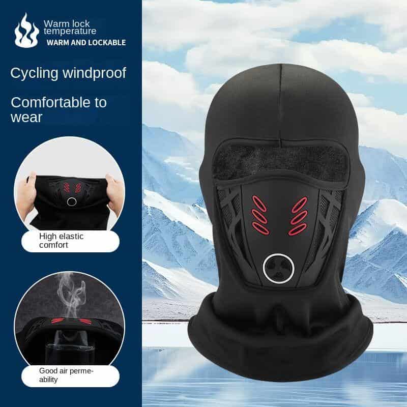 Winter Rider Warm Anti-Haze Balaclava Full Face Mask for Motorcycle Riding Cycling Ski Hood Cap Windproof Soft Outdoor Warm Bike Headwear