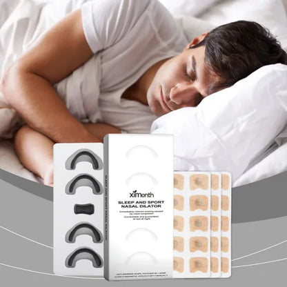 Intake Breathing Magnetic Nasal Strip Starter Kit and 15 Day Supply Extra Strength
