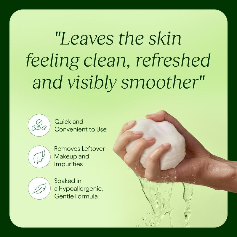 Korean Skincare Anti-Aging, Dark Spot & Wrinkle Minimizing Toner Pads with Snail Mucin, Centella Asiatica, Niacinamide, Peptide Complex - 100 ct.-hz