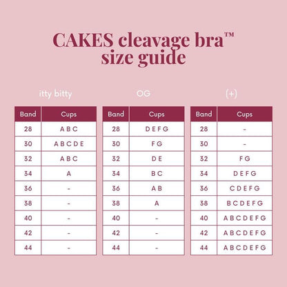 CAKES cleavage bra™-WWJ