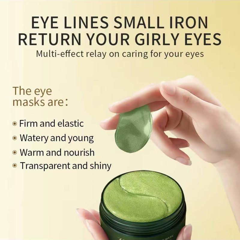 Avocado Moisturizing Eye bagMask,60pcs/set Under Eye Mask, Eye Care Product for Dark Eye Bags, Skin Care Gift Moisturizer Hydrating Comfort