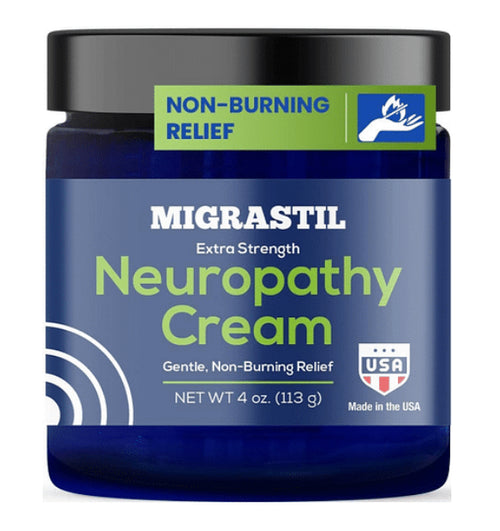 Migrastil Neuropathy Cream -Soothing Cream for Feet, Legs, HandsEtc. Aloe Shea Butter Gentle CloveMoisturizing Body Care Daily-XDX