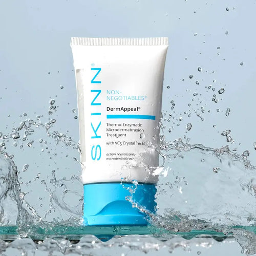 DermAppeal Microdermabrasion BeautyTreatment w/ V5 Crystal Technology Facial Exfoliate Tube - Powerful Microdermabrasion Skincare Treatment for All Skin Types Brightening Exfoliating Moisturizing Chemical Exfoliant