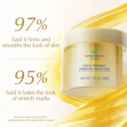 15-Day Fast-Acting Anti-Cellulite Gold Gel – Sculpting & Tightening Body Firming Cream for Legs, Belly & Arms