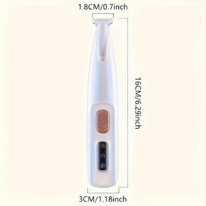 Rechargeable Pet Hair Trimmer Kit, Pet Paw Trimmer, Cordless Quiet Dog Trimmer for Grooming with LED Light, Small Dog Grooming Clippers for Dogs & Cats, Pet Grooming Tool,Waterproof, low noise pet shaver