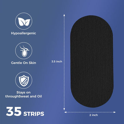 SISSTY Mouth Tape for sleeping, one month supply, mouth tape, black, gentle, adhesion & 35 Strips, sports accessories, Anti Snoring Sticker Snoring Relief Sticker