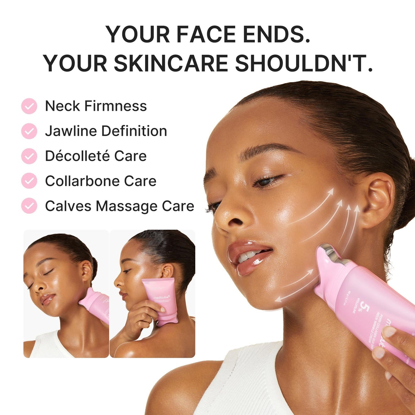 [NEW]🔥 Medicube PDRN Collagen Gua Sha Neck Cream