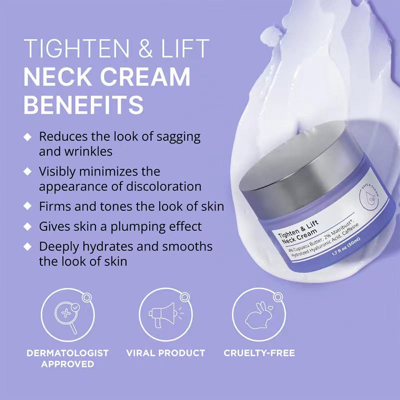 No.1 Neck Cream - Tighten & Lift Firming Neck Cream for All Type Skin