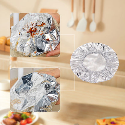 💥home dining table food container aluminum foil heat-retaining cover